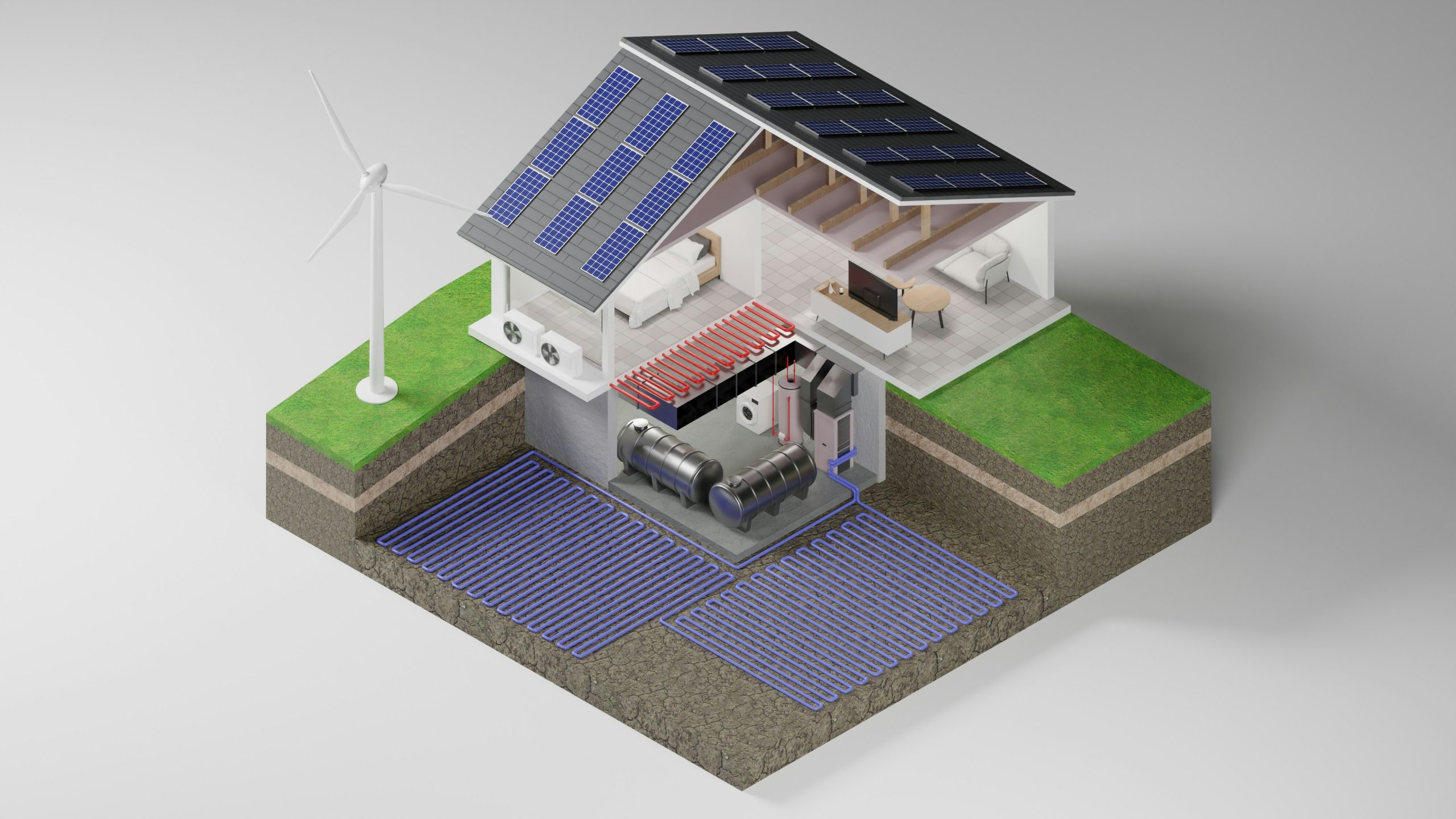 government carbon neutral homes